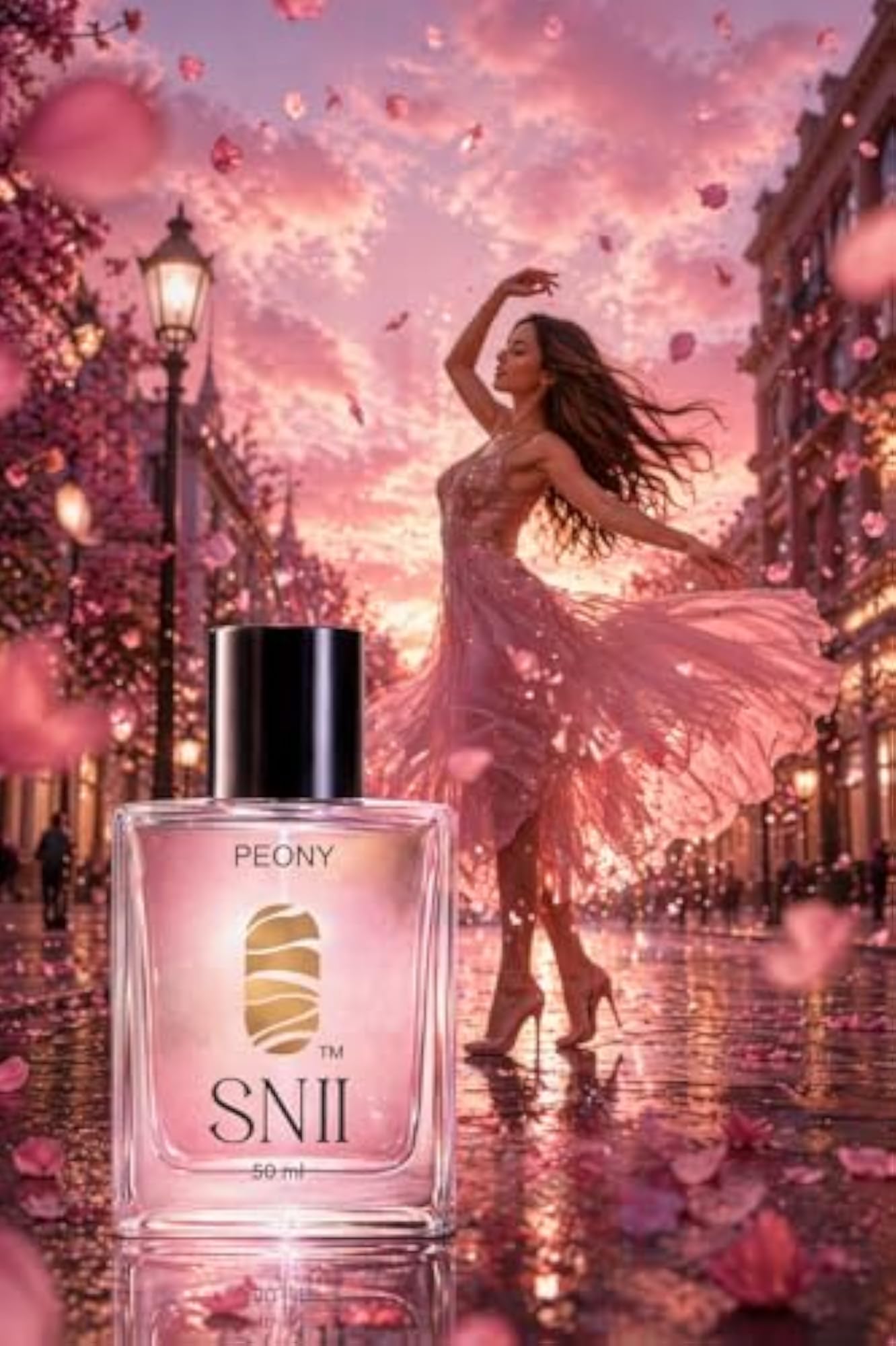 Women's Peony EDP, Long Lasting Soft Floral Luxury Scent